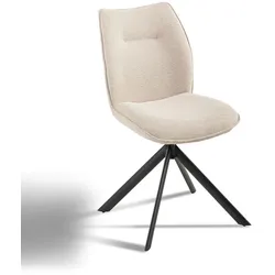 2er-Set [de]sign & more Stuhl Sagunto Stoff Beige