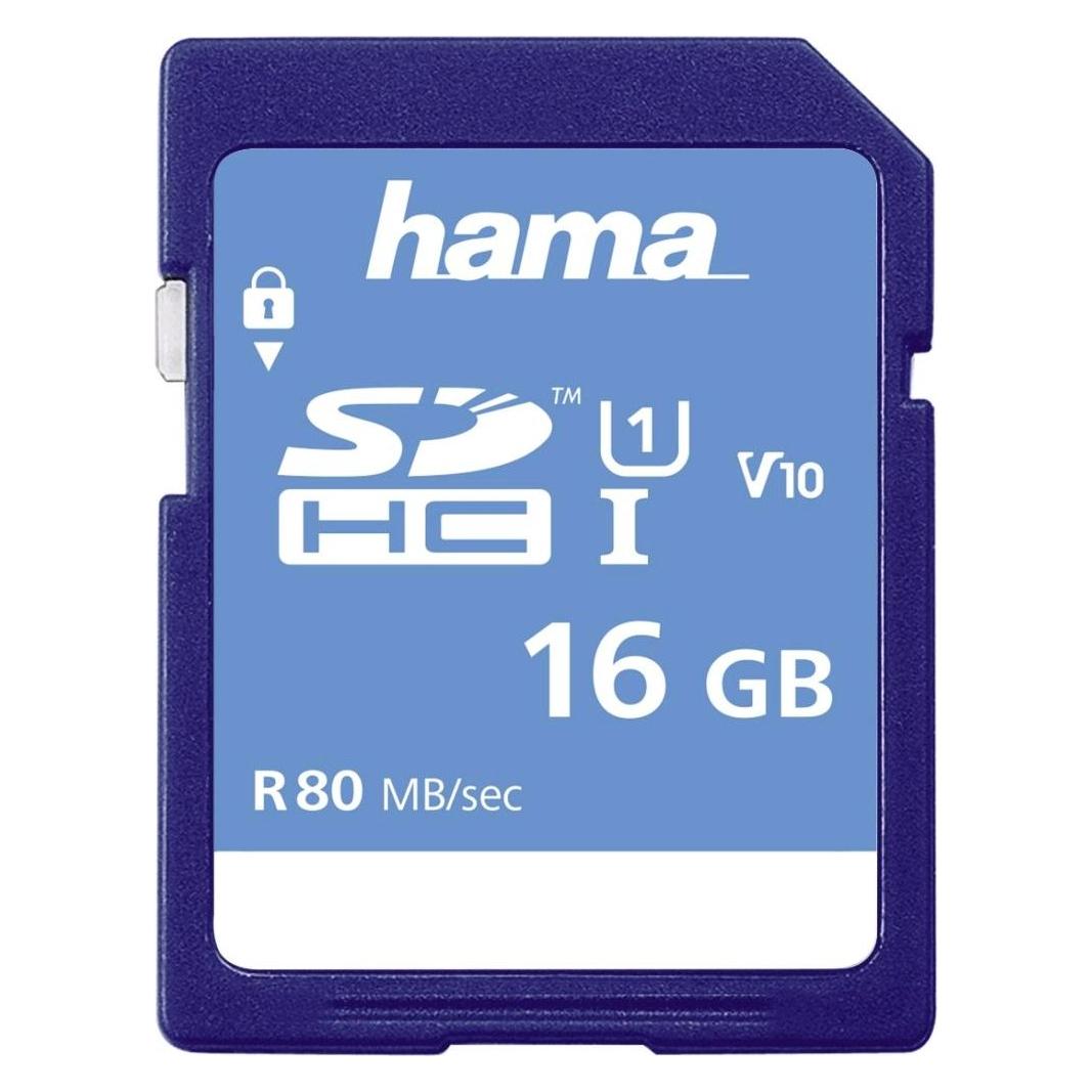 Hama Sdhc (16 GB, SDHC, U1, UHS-I) (00181094)