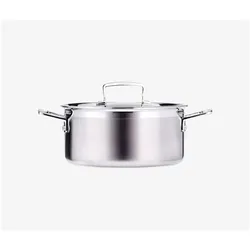 Le Creuset 3-Ply, Pfanne + Kochtopf, Silber