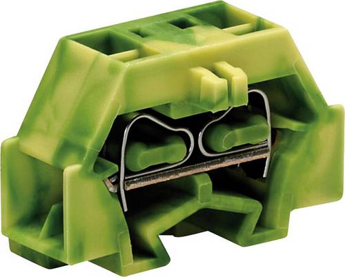 WAGO 260-337 Einzelklemme 8mm Zugfeder Belegung: PE Grün, Gelb