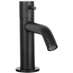 Differnz, Duscharmatur + Badewannenarmatur, Wastafelkraan Gebogen – Kraan Koud Water – Toiletkraan – Mat Zwart (30.412.71)