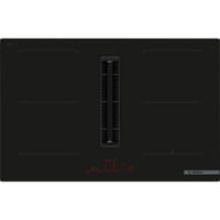 PVQ811H26E Serie 6, Autarkes Kochfeld schwarz, 80 cm, mit integriertem Dunstabzug, Home Connect