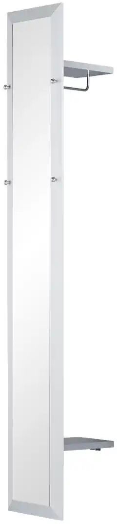 Wohnwert Spiegelgarderobe  Intro ¦ silber ¦ Spanplatte,Glas ¦ Maße (cm): B: 33