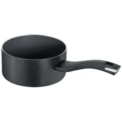 Berndes Stieltopf Alu Recycled Induction 16 cm, Pfanne + Kochtopf, Schwarz