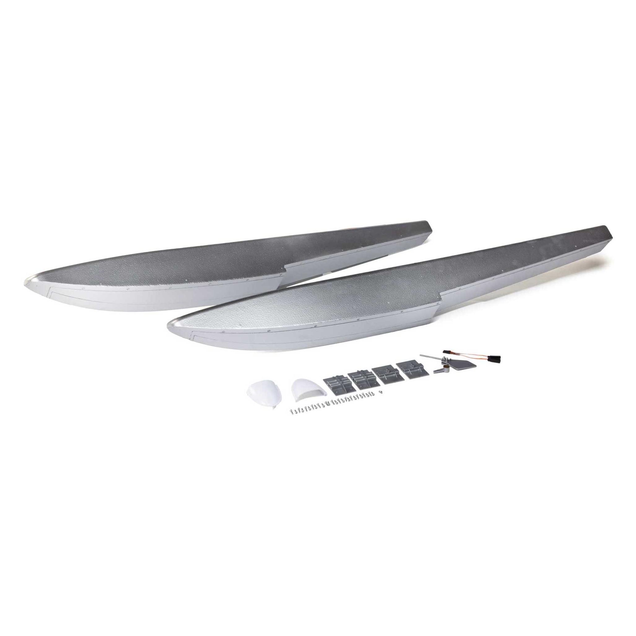 E-Flite Schwimmer Set inkl. Kleinteile silber 39,5" (EFLA5600S)