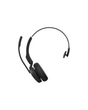 Jabra GN Jabra Evolve3 45 MS Mono Headset On-Ear Bluetooth kabellos kabelgebunden aktive Rauschunterdrückung USB-C über Bluetooth-Adapter mit Ladestation Optimiert für Microsoft Teams Google Meet-zertifiziert Zoom-zertifiziert (34599-899-889)