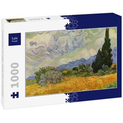 Lais Puzzle Vincent Willem van Gogh - Weizenfeld mit Zypressen 1000 Teile