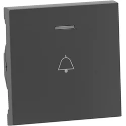 Legrand 765415 SEANO Wippe beleuchtet mit Symbol Klingel, Farbausführung Anthrazit lackiert