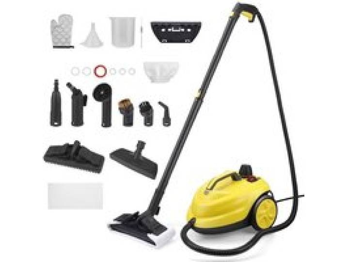 Nettoyer à Vapeur 2000W Nettoyeur Vapeur Professionnel chauffage rapide jusquà 320 °F grand réservoir deau de 2 L pour tissus