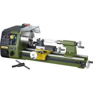 Proxxon Drehmaschine Präzisionsdrehmaschine PD 250/E, 230 V, 140W, Drehzahl 300 - 3000 U/min