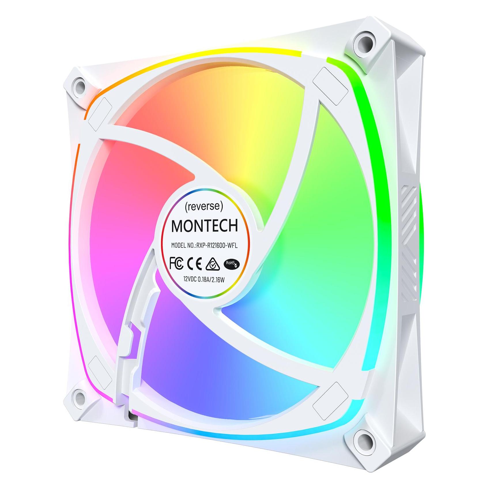 Montech RX120 PRO (120 mm, 3x) (RX120 PRO 3 IN 1 (W))