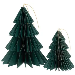 folia Waben "Tannenbäume", grün