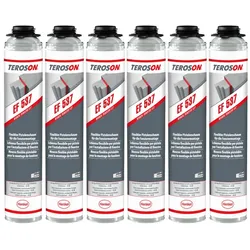 Teroson Pistolenschaum Set EF 537 - 1K Fenstermontageschaum 6x