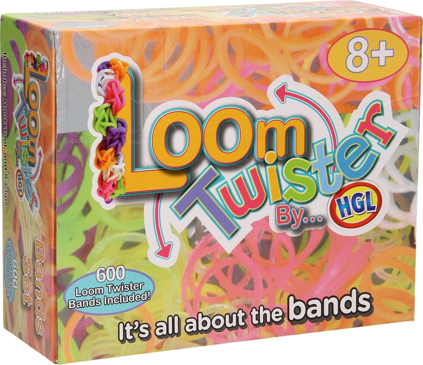 Loom Twister Loom-bandjes XXL set met 21.600 stuks voor creatief knutselen