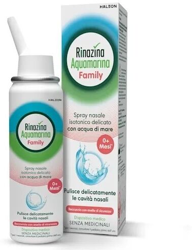 Rinazina Aquamarina Family Spray Nasale Isotonico Lavaggio Nasale, 100ml
