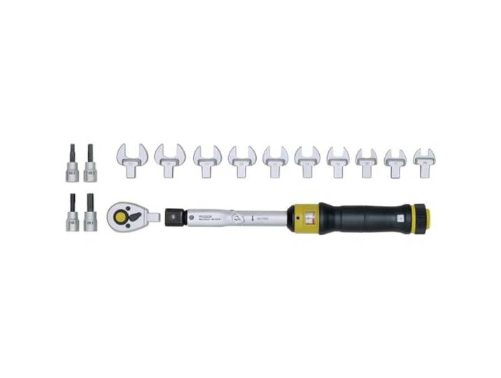 Proxxon MicroClick momentsleutel MC 60-Multi.(12-60 Nm, incl. steeksleutel, ratelkop 3/8 , incl. schroefinzetstukken) 23341