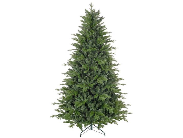 Homcom Künstlicher-Weihnachtsbaum Kunststoff Metall Grün, 210 cm, Dekoration, Weihnachtsdekoration, Christbäume & Zubehör