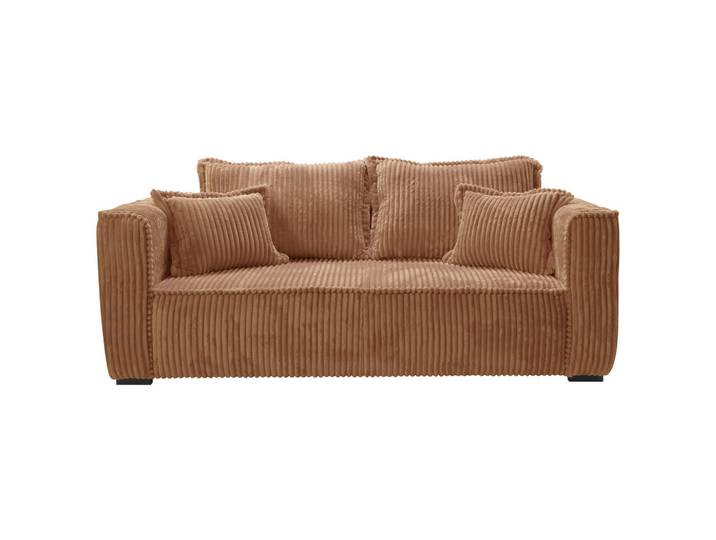 Mid.you Sofa, Rostfarben, Holz, Kiefer, Füllung: Polyurethan (PUR),Polyurethan (Pur), 223x95x121 cm, Made in EU, Wohnzimmer, Sofas & Couches, Heimkino Sofas