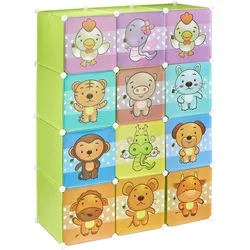 Relaxdays, Kinderregal, Steckregal Kinderzimmer (110.50 x 46.50 x 145 cm)