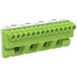 Striebel & John ZK144G PE-Klemmenblock 14x4+4x25mm2, Quick-Steckklemme 2CPX062760R9999