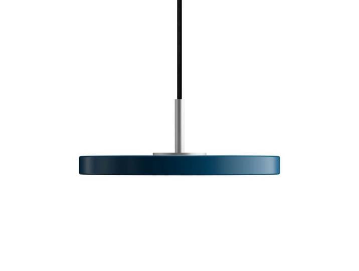 Asteria Suspension Micro Petrol Blue/Steel Top - UMAGE - Salle à manger - Métal