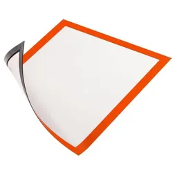Durable Magnetischer Inforahmen »Duraframe Magnetic 4869« A4 orange