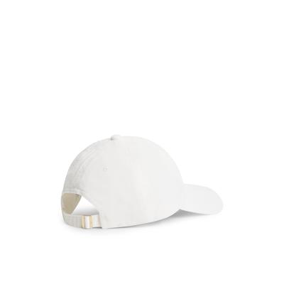 Baseball Cap TOMMY HILFIGER "TH ELEVATED CHIC WASHED", Damen, weiß (ecru), Web, Baumwolle, Caps, mit Luftösen