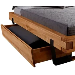 G+K Bettschubkasten BE-0520 Holz Braun Wildeiche
