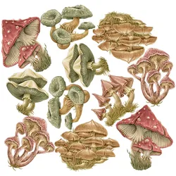 WANDAUFKLEBER 60x24cm - Pilzwiese