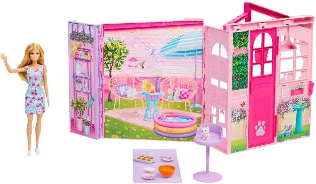 Barbie Haus mit Puppe