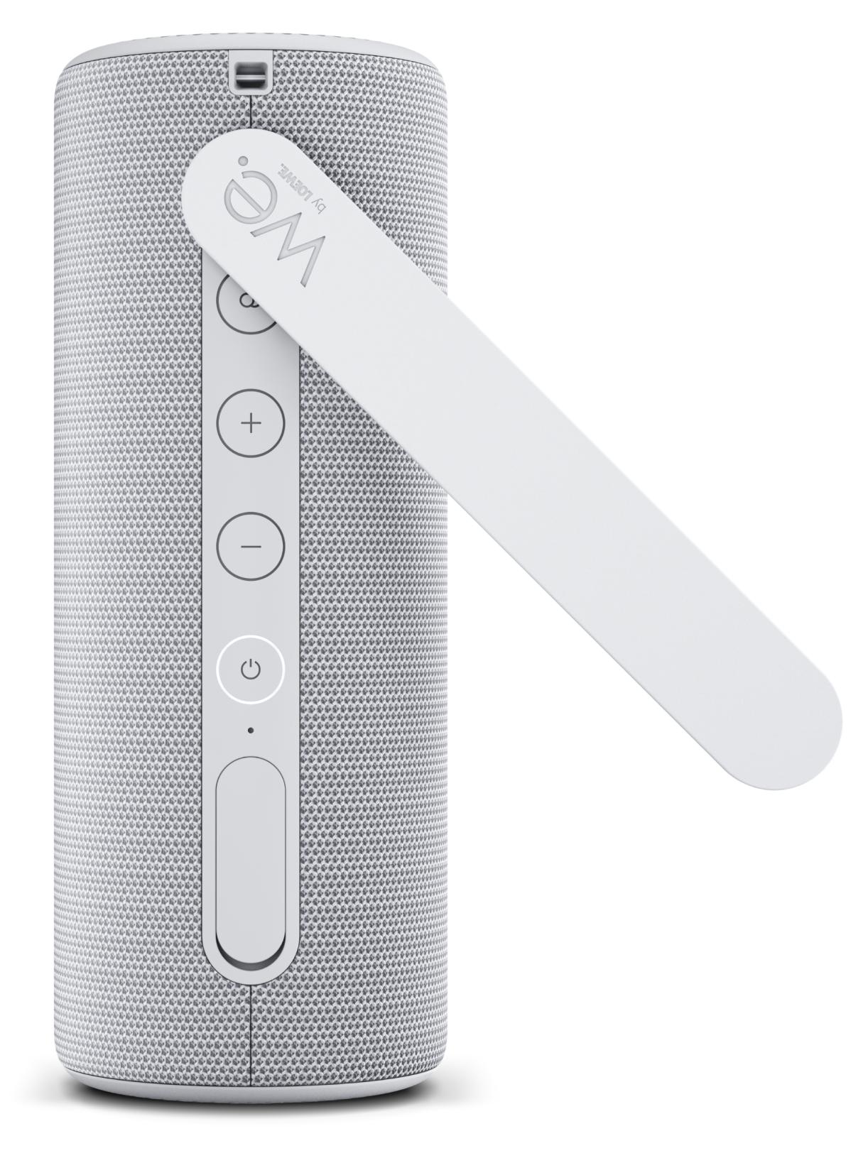 Loewe WE. Hear 2 Cool Grey, Bluetooth Lautsprecher, 60W, Wasserresistent, Tragbar, Aufladbar, 17h Lange Akku Laufzeit, für Outdoor und Indoor