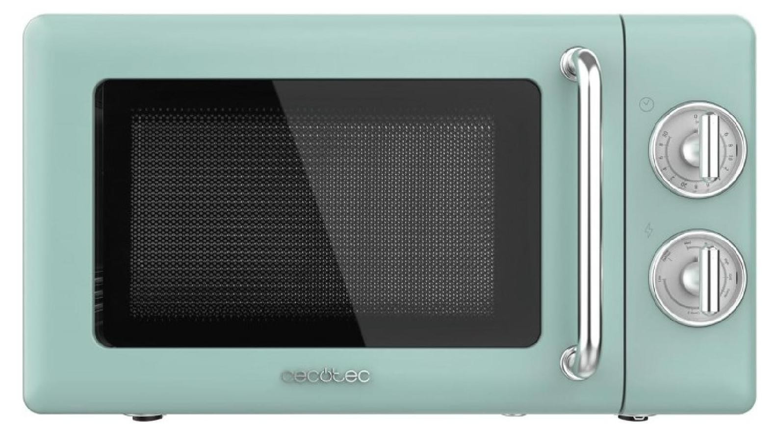 Cecotec ProClean 3110 Retro Magnetron met grill, 20 liter, 700 watt, Groen