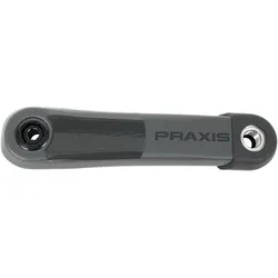 Praxis Kurbelarm links Turbo Brose ISIS Gen. 2, 165 mm, Carbon