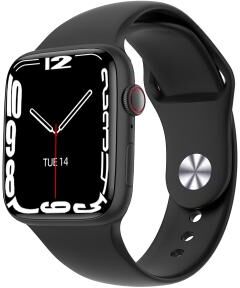 CaseAndConnect DT NO.I 7 Bluetooth Smart Watch With 1.9 Inch HD Display Bluetooth Calling IP68 Waterproof Fitness Tracker black