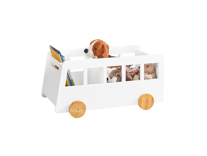 SoBuy KMB41-W étagère de rangement pour enfants étagère pour enfants livres support jouets étagère bibliothèque enfants BHT environ: 68x33x43 cm