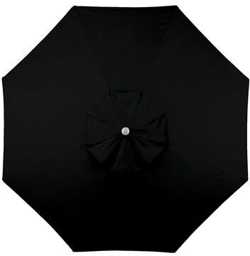 9' Patio Umbrella Replacement Canopy - Select Colors - Canvas Black Sunbrella - Ballard Designs