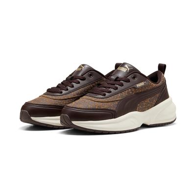Sneaker PUMA "CILIA 2 MODE FELINE", Damen, Gr. 37,5, Textil, braun (soft taupe, chocolate fondue), Synthetik, Schuhe Sneaker