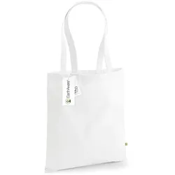 Westford Mill EarthAware Bio Baumwolltasche W801 white 38 x 42 cm