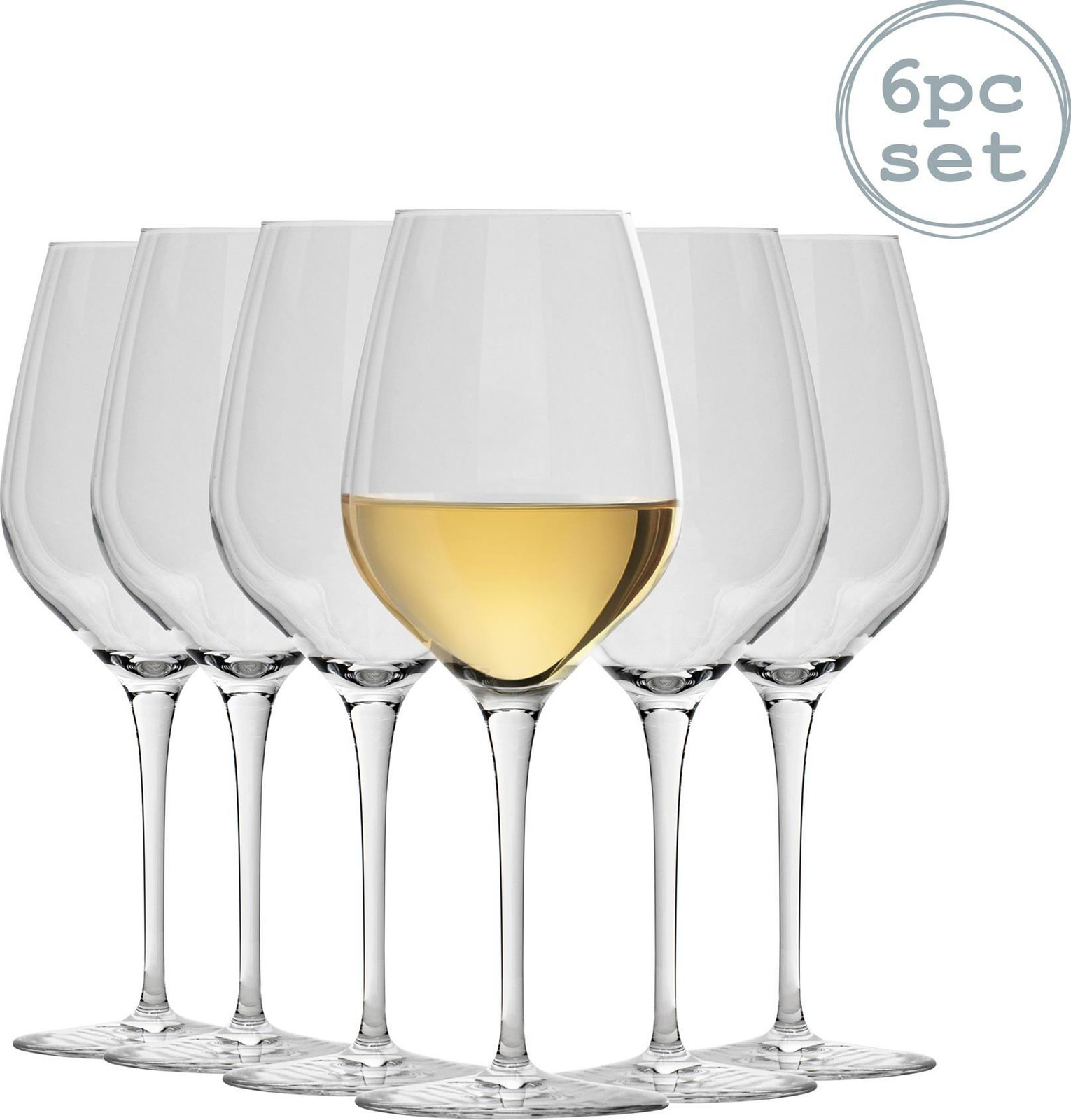 Bormioli Rocco Inalto Tre Sensi medium wijnglazen set van 6 stuks - 430 ml