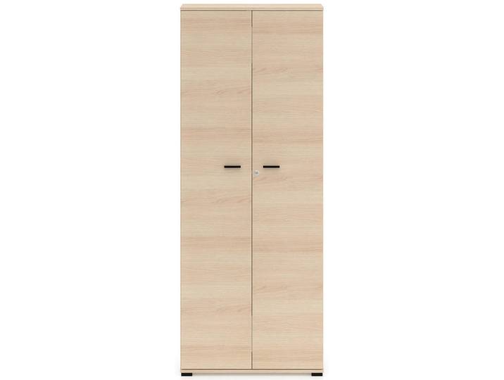 Selsey Kleiderschrank Odelis 2-türig 79 cm, Beige, Kunststoff, 4 Fächer, Rechteckig, 79x203x33.7 cm, Schlafzimmer, Kleiderschränke, Drehtürenschränke