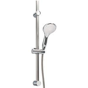Bremermann Brausegarnitur Edelstahl, verchromt, mit 175cm Duschschlauch & 70cm Duschstange