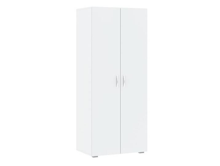Feldmann-Wohnen Kleiderschrank Basic Weiß 74 / 52 / 179 cm, Rechteckig, 74x179x52 cm, Schlafzimmer, Kleiderschränke