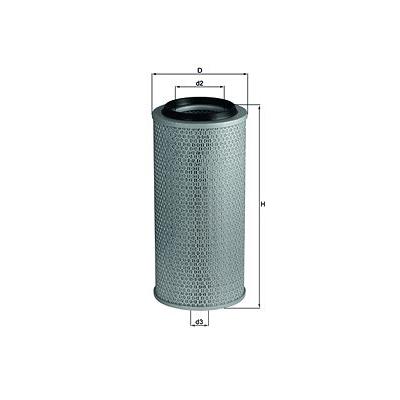 Mahle Luftfilter [Hersteller-Nr. LX236] für Renault Trucks, VW, Avia, Chevrolet
