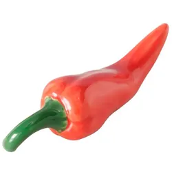 BOLTZE Deko-Objekt Peperoni 9 cm Keramik Rot