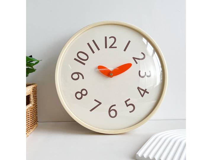 Horloge murale silencieuse moderne Simple créative horloges murales cadre en bois massif Design horloges salon chambre décoration ménage