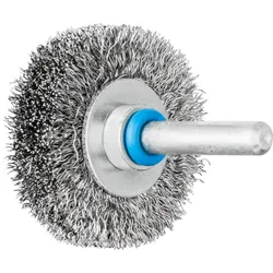 PFERD TOOLS Rundbürste ungezopft RBU Edelstahl-Draht mit Schaft - 43103003