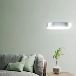Nur noch angezeigter Bestand verfügbar:   LEDVANCE SUN@HOME Circular LED-Hängeleuchte Silber Ø 45