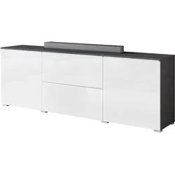 TV-LOWBOARD Vera 180 mit weißer LED Beleuchtung