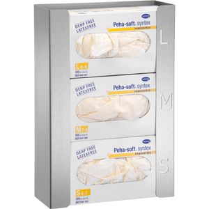 Bartscher Handschuhspender Spenderhalter K30, für 3 Boxen Einmalhandschuhe, Edelstahl, silber