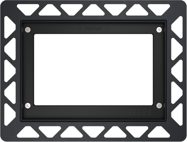 TECE Einbaurahmen für WC 9240647 für flächenbündige Montage, schwarz